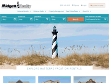 Tablet Screenshot of midgettrealty.com